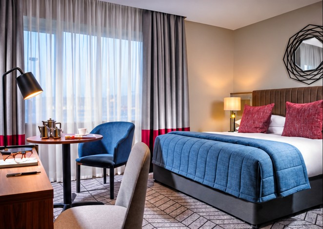 Guest room at Fairways Hotel Dundalk
